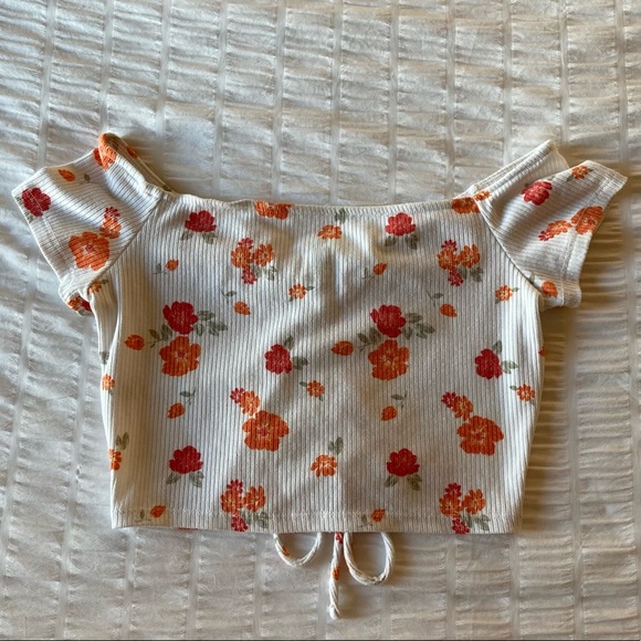 Pacsun cropped floral top - Picture 3 of 3